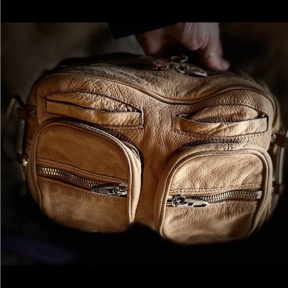 Alexander Wang Brenda Italian Leather Shoulder Rare Cross Body Handbag Purse - Picture 8 of 9